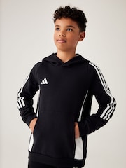 Negro/Blanco - Sudadera con capucha Tiro 24 de adidas - Imagen 1 de 16