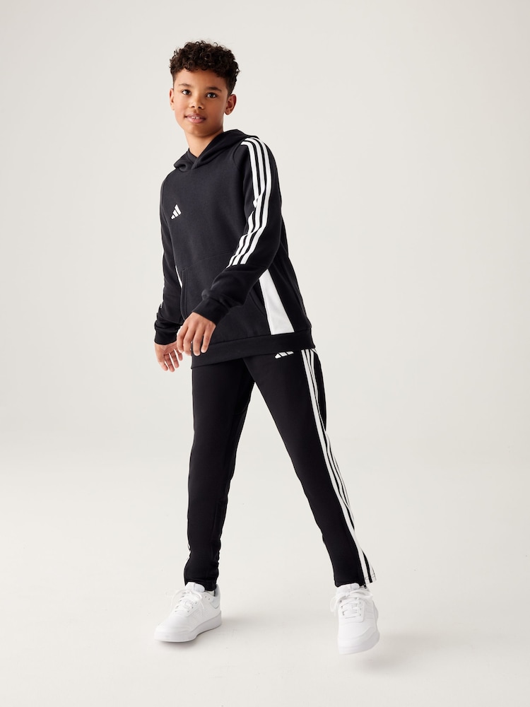 Negro/Blanco - Sudadera con capucha Tiro 24 de adidas - Imagen 2 de 16