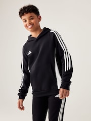 Negro/Blanco - Sudadera con capucha Tiro 24 de adidas - Imagen 3 de 16