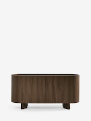 Dark Natural Nomad Oak Effect Large Sideboard - Image 7 of 10