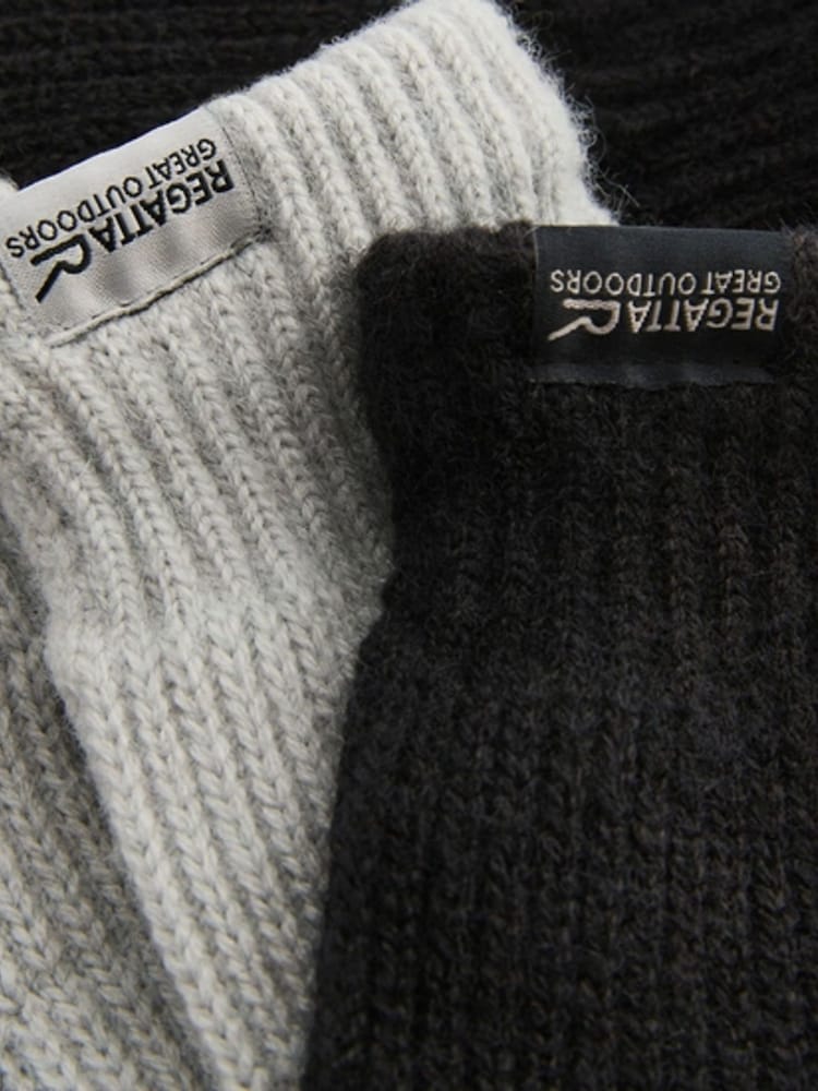 Regatta Black Thermal Gloves Accessory Set 2 Pack - Image 2 of 8