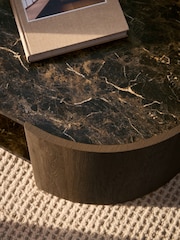 Dark Natural Nomad Oak Effect Small Sideboard - Image 6 of 10