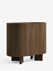 Dark Natural Nomad Oak Effect Small Sideboard - Image 9 of 10