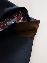 Navy Blue Regular Fit Two Button Suit Jacket - Image 12 of 12