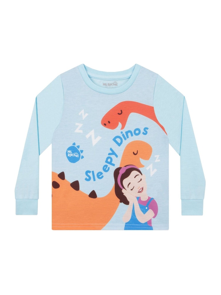 Character Blue Ms. Rachel Long Sleeve Pyjamas - Image 2 of 6 Character Blue Ms. Rachel Long Sleeve Pyjamas - Image 2 of 6