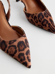 Animal Forever Comfort® Standard/Wide Fit Peg Kitten Slingback Heel Shoes - Image 3 of 5