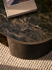 Dark Natural Nomad Oak Effect Coffee Table - Image 3 of 7