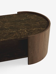 Dark Natural Nomad Oak Effect Coffee Table - Image 7 of 7