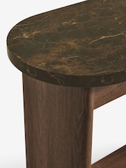 Dark Natural Nomad Oak Effect Large Side Table - Image 5 of 5