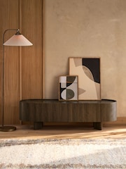 Dark Natural Nomad Oak Effect Up to 70 inch TV Unit - Image 1 of 11