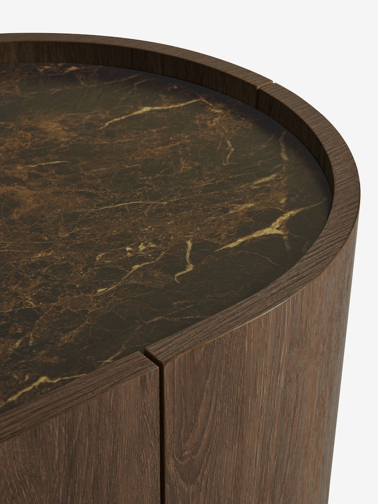 Dark Natural Nomad Oak Effect Up to 70 inch TV Unit - Image 11 of 11 Dark Natural Nomad Oak Effect Up to 70 inch TV Unit - Image 11 of 11