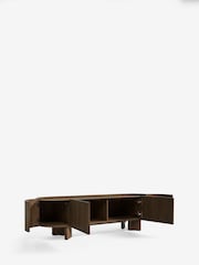 Dark Natural Nomad Oak Effect Up to 70 inch TV Unit - Image 8 of 11
