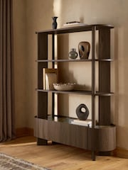 Dark Natural Nomad Oak Effect Shelf - Image 2 of 10