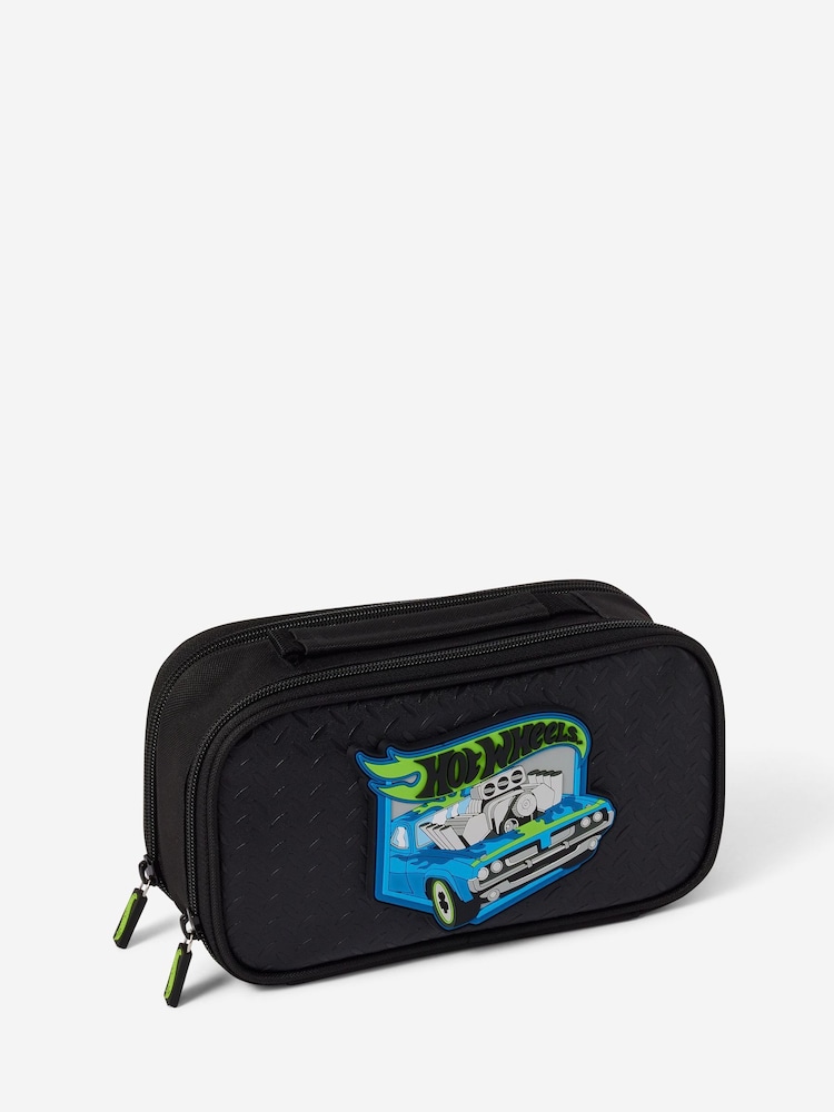 Smiggle Black Hot Wheels Utility Pencil Case - Image 1 of 3