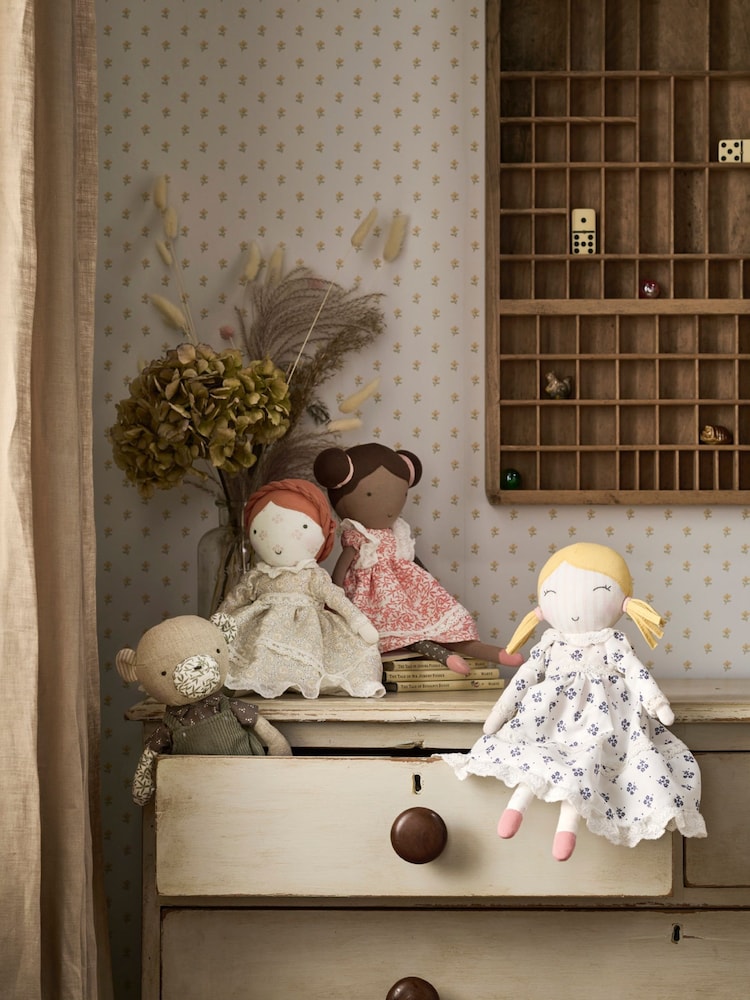 Mamas & Papas x Laura Ashley Brown Rattle Bear - Image 2 of 3