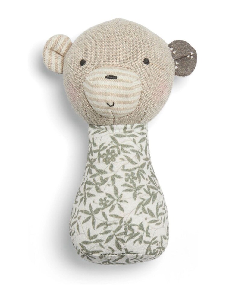 Mamas & Papas x Laura Ashley Brown Rattle Bear - Image 3 of 3
