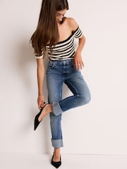 Black Forever Comfort®  Low Kitten Slingback Point Heel Shoes - Image 1 of 7