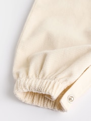 Cream Woven Baby Dungarees and Bodysuit Set (0mths-2yrs) - Image 7 of 8