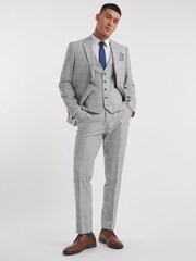 Jacamo Grey Jasper Check Waistcoat - Image 3 of 5