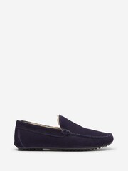 Oliver Sweeney Navy Blue Landa Suede Slippers - Image 1 of 5