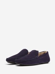 Oliver Sweeney Navy Blue Landa Suede Slippers - Image 3 of 5