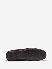 Oliver Sweeney Navy Blue Landa Suede Slippers - Image 5 of 5