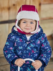 JoJo Maman Bébé Berry Cosy Waterproof Hat - Image 2 of 2