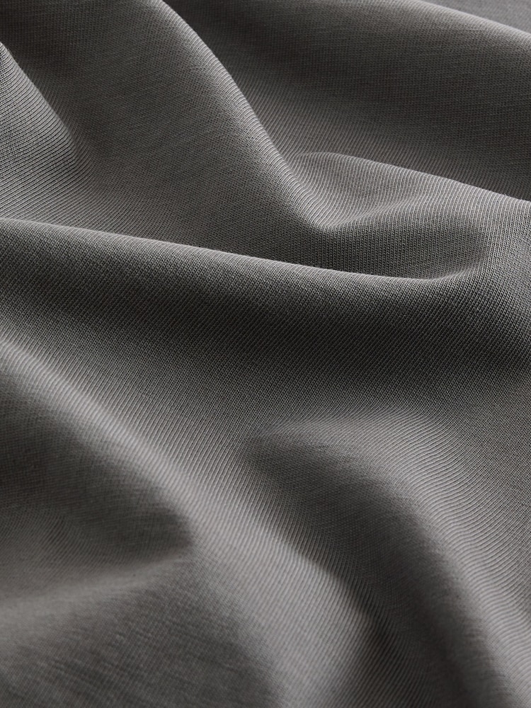 Gris de charbon de bois - T-shirt Garment Dye Heavyweight décontracté 100% coton - Image 7 of 8