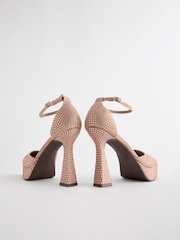 Nude Forever Comfort® Platform Pointed Sandals - Image 7 of 9