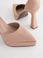 Nude Forever Comfort® Platform Pointed Sandals - Image 9 of 9