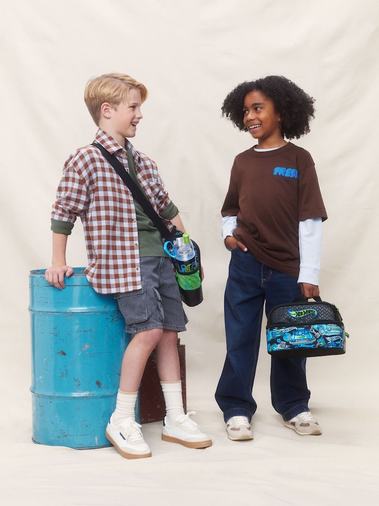 Smiggle Hot Wheels Large Dual Strap Lunchbox - Bilde 3 av 3