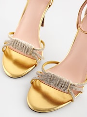 Gold - Forever Comfort® Sandalen mit Schmuckstein und Knotendetail - Bild 8 von 9