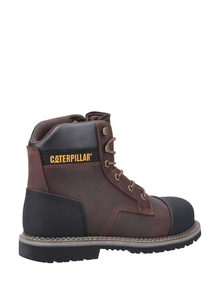 Caterpillar Powerplant S3 Brown Safety Boots - Image 7 of 7 Caterpillar Powerplant S3 Brown Safety Boots - Image 7 of 7