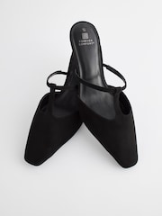 Black Forever Comfort® Square Toe T-Bar Mules - Image 4 of 6
