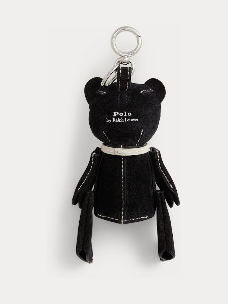 Polo Ralph Lauren Black Suede Medium Bear Charm - Image 2 of 2