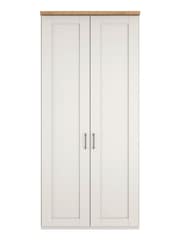 Wiemann White Truro Double Wood Semi Fitted Wardrobe - Image 3 of 4