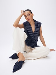دنيم - حذاء مفتوح من الخلف ومدبب من الأمام ®Forever Comfort - صورة 2 من 7