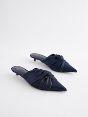 دنيم - حذاء مفتوح من الخلف ومدبب من الأمام ®Forever Comfort - صورة 4 من 7