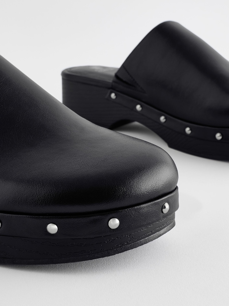 črna - Forever Comfort Stud Close Toe Clog Heels - Slika 11 iz 11 črna - Forever Comfort Stud Close Toe Clog Heels - Slika 11 iz 11