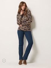 M&Co Natural Animal Printed Jumper - Image 2 of 6