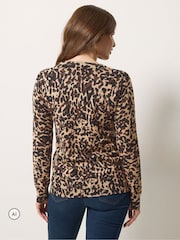 M&Co Natural Animal Printed Jumper - Image 3 of 6