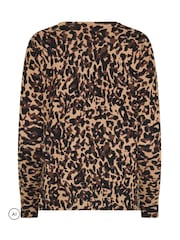 M&Co Natural Animal Printed Jumper - Image 6 of 6