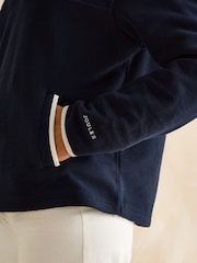 Joules Lulworth Navy Blue Funnel Neck Fleece - Image 5 of 6