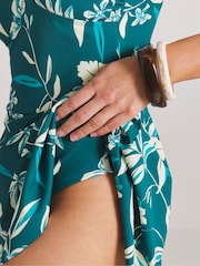 JD Williams Blue Ruffle Swimdresses 2 Pack - Image 3 of 4
