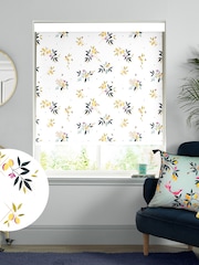 Sara Miller Cornflower Blue Lemon Cluster Made to Measure Roller Blinds - Image 1 of 5