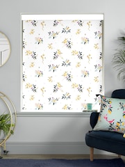 Sara Miller Cornflower Blue Lemon Cluster Made to Measure Roller Blinds - Image 2 of 5
