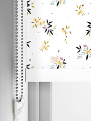 Sara Miller Cornflower Blue Lemon Cluster Made to Measure Roller Blinds - Image 4 of 5