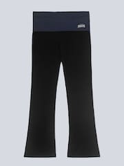 Pineapple Black charcoal Womens Fold Waistband Jersey Trousers - Image 7 of 7