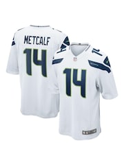 Nike White NFL Seattle Seahawks Road Game Jersey - Draft Pick - DK Metcalf Youth - Image 1 of 3