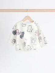 Negro y blanco - Conjunto de top y leggings de animales para bebé (0 meses-2 años) - Imagen 3 de 12